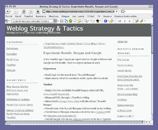 Weblog Consultant